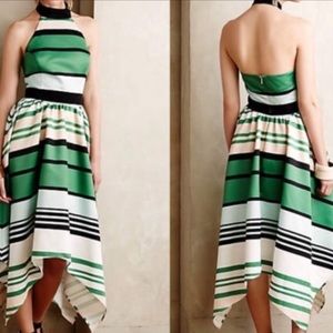 Anthropology Candymint Halter Dress